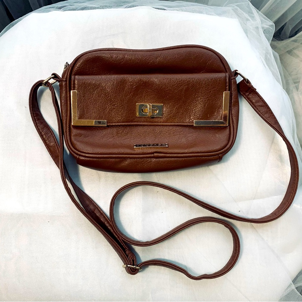 Crossbody bag - brown LIKE NEW